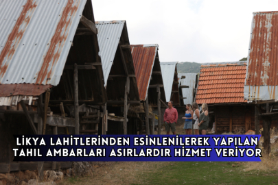 Likya Lahitlerinden Esinlenilerek Yapılan Tahıl Ambarları Asırlardır Hizmet Veriyor