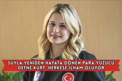 Suyla Yeniden Hayata Dönen Para Yüzücü Defne Kurt, Herkese İlham Oluyor