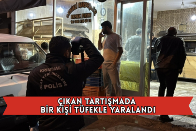 Çıkan Tartışmada Bir Kişi Tüfekle Yaralandı