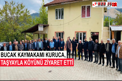 Bucak Kaymakamı Kuruca, Taşyayla Köyünü Ziyaret Etti