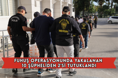 Fuhuş Operasyonunda Yakalanan 10 Şüpheliden 2'si Tutuklandı