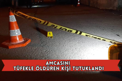 Amcasını Tüfekle Öldüren Kişi Tutuklandı