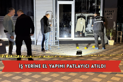 İş Yerine El Yapımı Patlayıcı Atıldı