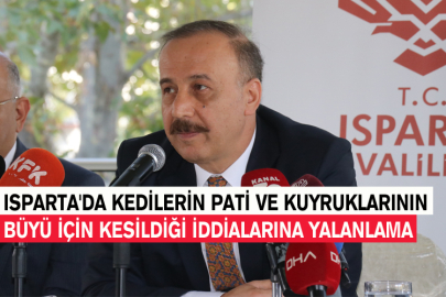 Isparta'da Kedilerin Pati Ve Kuyruklarının Büyü İçin Kesildiği İddialarına Yalanlama