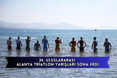 34. Uluslararası Alanya Triatlon Yarışları Sona Erdi