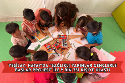 Yeşilay, Hatay'da "sağlıklı Yarınlar Gençlerle Başlar Projesi" İle 9 Bin 751 Kişiye Ulaştı