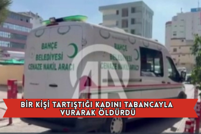 Bir Kişi Tartıştığı Kadını Tabancayla Vurarak Öldürdü
