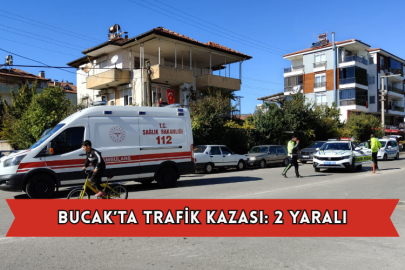 Bucak’ta Trafik Kazası: 2 Yaralı