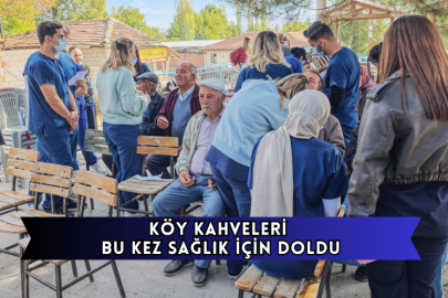 Köy Kahveleri Bu Kez Sağlık İçin Doldu !