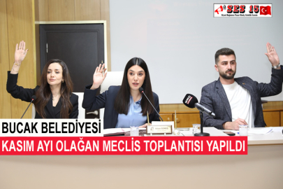 Bucak Belediyesi Kasım Ayı Olağan Meclis Toplantısı Yapıldı