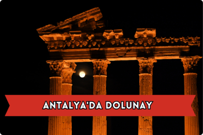 Antalya'da Dolunay