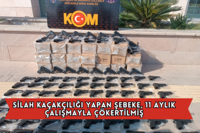 Silah Kaçakçılığı Yapan Şebeke, 11 Aylık Çalışmayla Çökertilmiş