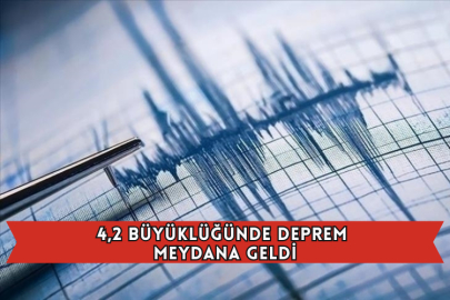 Balıkesir'de 4,2 Büyüklüğünde Deprem