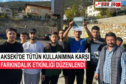Akseki'de Tütün Kullanımına Karşı Farkındalık Etkinliği Düzenlendi