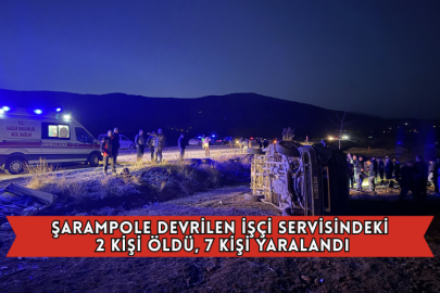 Şarampole Devrilen İşçi Servisindeki 2 Kişi Öldü, 7 Kişi Yaralandı
