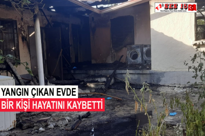 Yangın Çıkan Evde Bir Kişi Hayatını Kaybetti