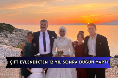 Çift Evlendikten 12 Yıl Sonra Düğün Yaptı