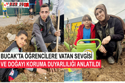 Bucak’ta Öğrencilere Vatan Sevgisi Ve Doğayı Koruma Duyarlılığı Anlatıldı