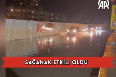 Sağanak Etkili Oldu