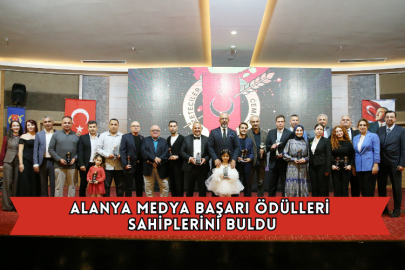 Alanya Medya Başarı Ödülleri Sahiplerini Buldu