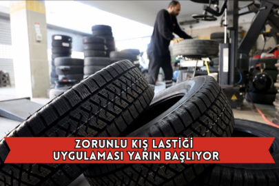 Zorunlu Kış Lastiği Uygulaması Yarın Başlıyor