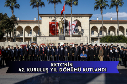 KKTC'nin 42. Kuruluş Yıl Dönümü Kutlandı