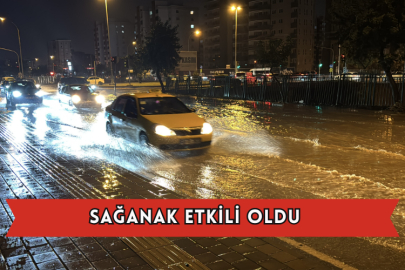 Sağanak Etkili Oldu