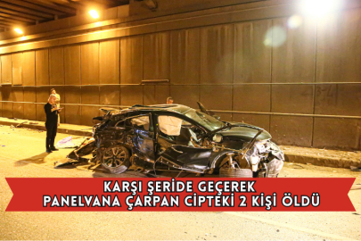 Karşı Şeride Geçerek Panelvana Çarpan Cipteki 2 Kişi Öldü