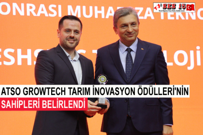 ATSO Growtech Tarım İnovasyon Ödülleri'nin Sahipleri Belirlendi