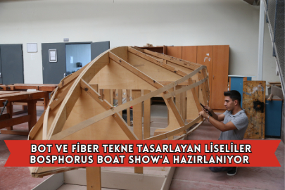 Bot Ve Fiber Tekne Tasarlayan Liseliler Bosphorus Boat Show'a Hazırlanıyor