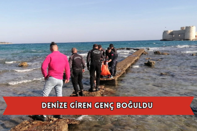 Denize Giren Genç Boğuldu