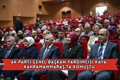 AK Parti Genel Başkan Yardımcısı Kaya, Kahramanmaraş'ta Konuştu