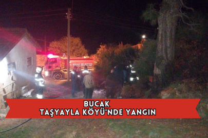 Bucak Taşyayla Köyü'nde Yangın