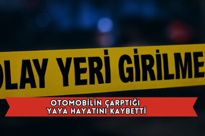 Otomobilin Çarptığı Yaya Hayatını Kaybetti
