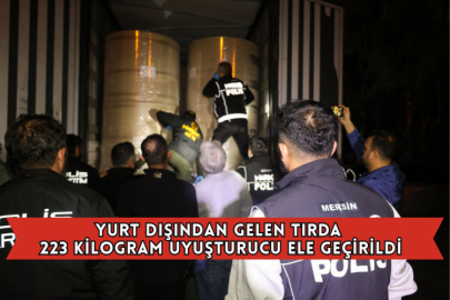 Yurt Dışından Gelen Tırda 223 Kilogram Uyuşturucu Ele Geçirildi