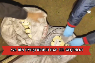 625 Bin Uyuşturucu Hap Ele Geçirildi