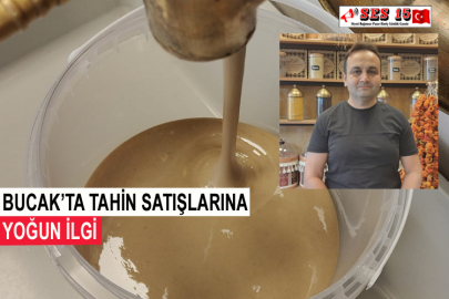 Bucak’ta Tahin Satışlarına Yoğun İlgi