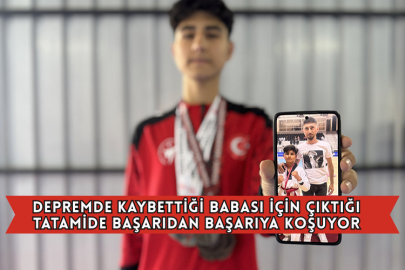 Depremde Kaybettiği Babası İçin Çıktığı Tatamide Başarıdan Başarıya Koşuyor