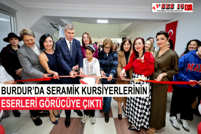Burdur’da Seramik Kursiyerlerinin Eserleri Görücüye Çıktı