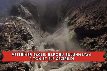 Veteriner Sağlık Raporu Bulunmayan 1 Ton Et Ele Geçirildi