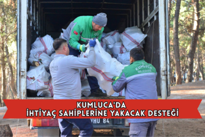 Kumluca'da İhtiyaç Sahiplerine Yakacak Desteği