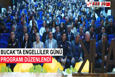 Bucak’ta Engelliler Günü Programı Düzenlendi