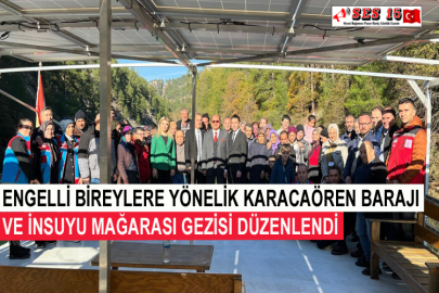 Engelli Bireylere Yönelik Karacaören Barajı Ve İnsuyu Mağarası Gezisi Düzenlendi