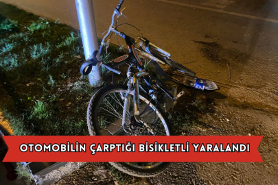  Otomobilin Çarptığı Bisikletli Yaralandı