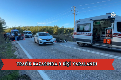 Trafik Kazasında 3 Kişi Yaralandı