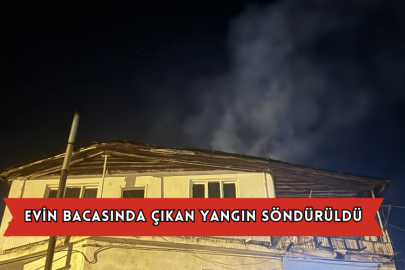 Evin Bacasında Çıkan Yangın Söndürüldü