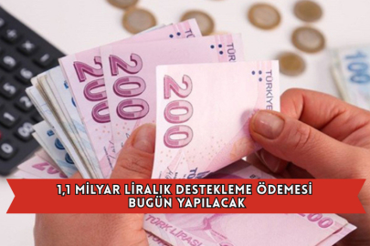 1,1 Milyar Liralık Tarımsal Destekleme Ödemesi Bugün Yapılacak