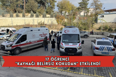 17 Öğrenci "Kaynağı Belirsiz Kokudan" Etkilendi
