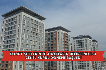 Konut Sitelerinde Aidatların Belirleneceği Genel Kurul Dönemi Başladı