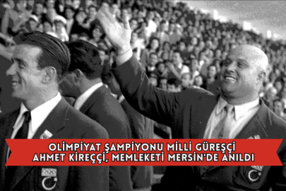 Olimpiyat Şampiyonu Milli Güreşçi Ahmet Kireççi, Memleketi Mersin'de Anıldı